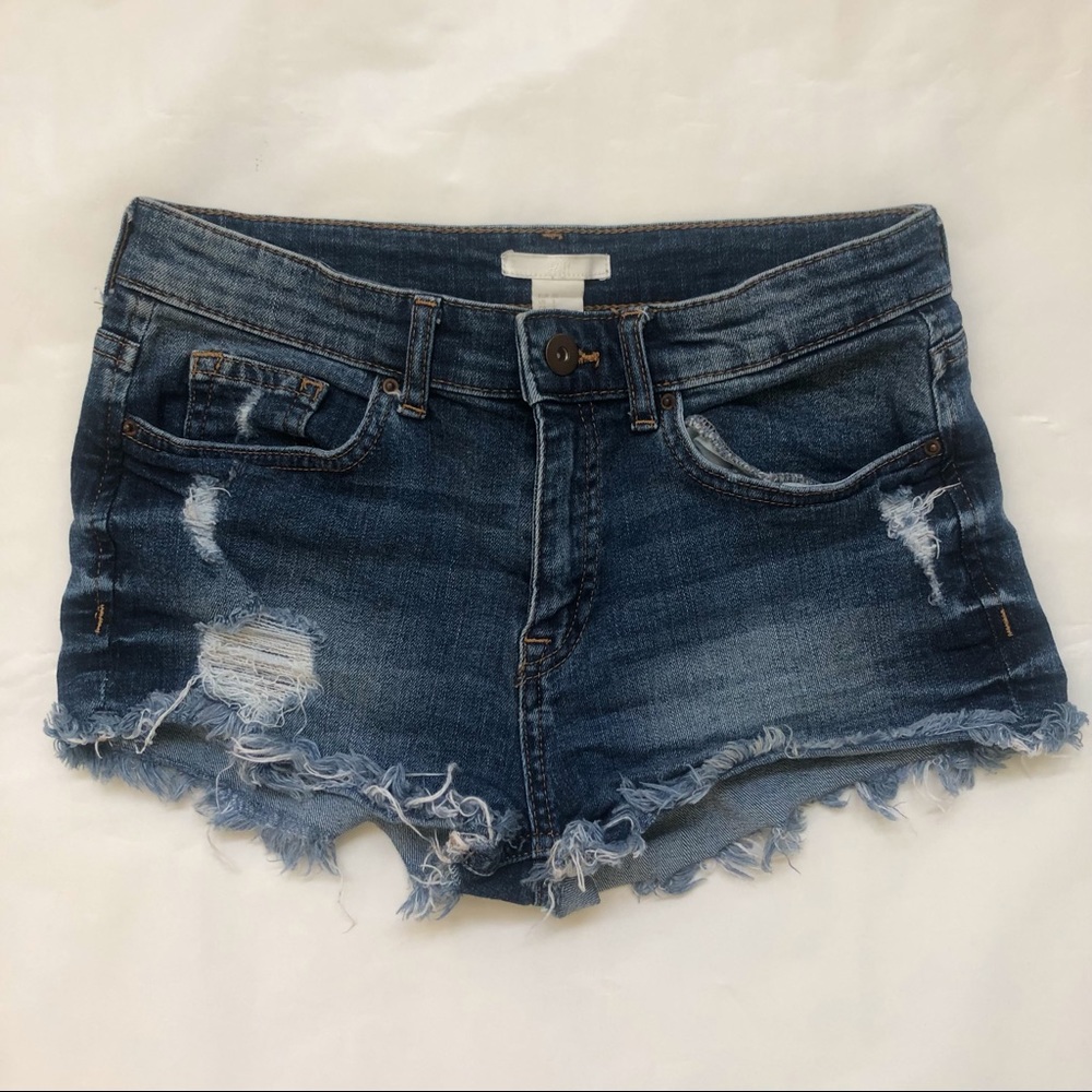 H&M High Waisted Jean Shorts